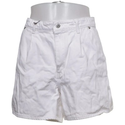 Edited, Shorts, Größe: 36, Weiß, Einfarbig, Denim, Damen #7uP