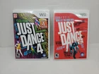 Just Dance 1 & 4 (Nintendo Wii) Lot of 2 Tested Video Games CIB Complete Good