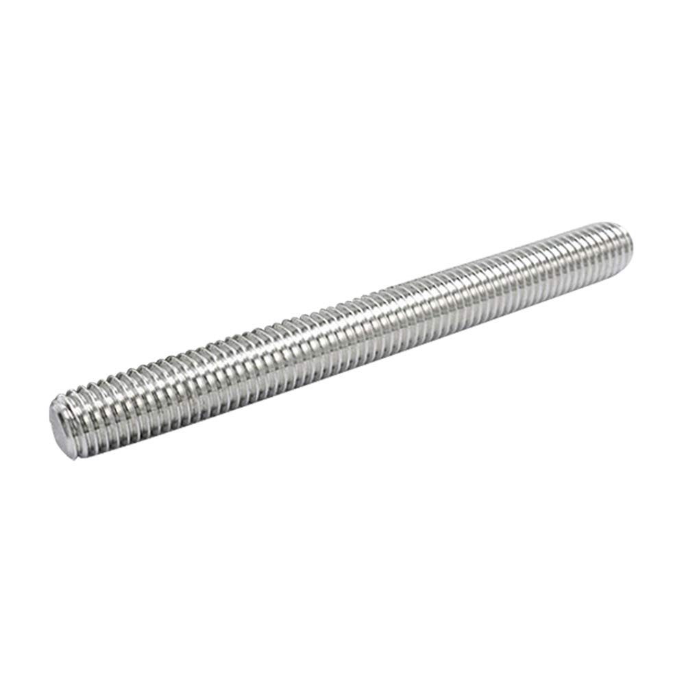 Quickun 304 Stainless Steel Fully Thread Rod, M6-1.0 M6-1.0, Silver