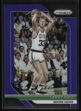 2018-19 Panini Prizm Base - Prizms Blue 85 Larry Bird Boston Celtics 199