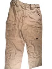 Tru-Spec Tactical Pants Mens Brown Cargo Ripstop Utility Workwear  Size 30