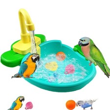 Petlex Bird Bath for Cage, Fountains Indoor, Parrot Automatic L