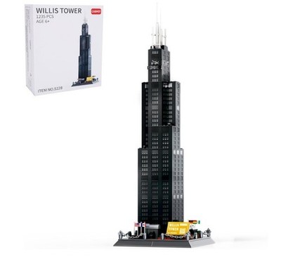NEW! WILLIS TOWER Building Blocks Set USA  Willis Tower Architecture Set CHICAGO
