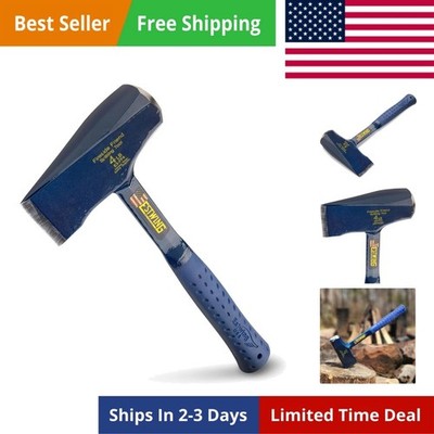 Special Edition Fireside Friend - Leather 14'' Wood Splitting Maul with Forged...