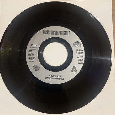 Theme from Mission Impossible Adam Clayton - 7'' Jukebox issue vinyl record
