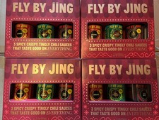 Fly By Jing Chili Crisp, Shorty Triple Threat Gift Set, Set of 2. EXP: 12/26