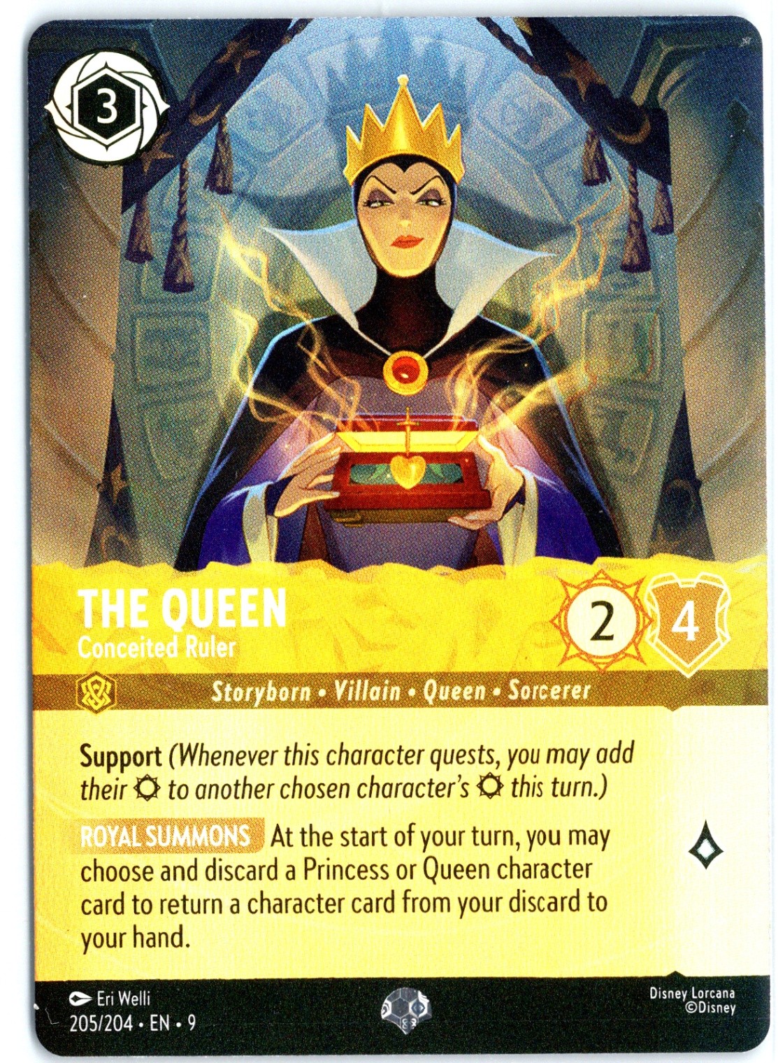 The Queen - Conceited Ruler (Epic) Epic Fabled 205/204 NM