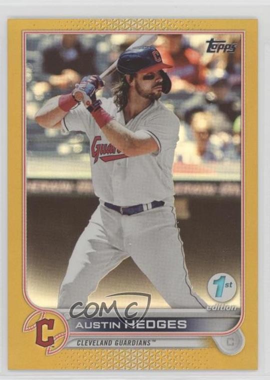 2022 Topps Series 1 1st Edition Gold Austin Hedges #65 r0j