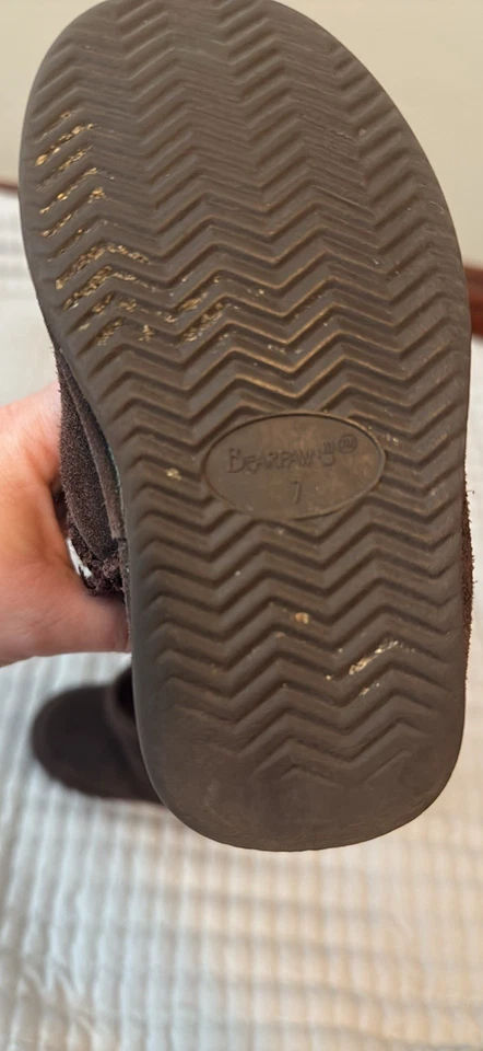 BearPaw Toddler Brown Boots Size 7 - Image 3 of 3