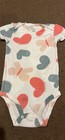 Lot Of 5 24 Mos Girls Bodysuits Carters  Honest  And Sweat Jacket — photo 5