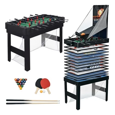 Spieltisch Kickertisch Air Hockey Tisch Tischtennis Billard Basketball 20 in 1 - Bild 1 von 4