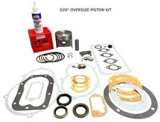 .020" OVERSIZE PISTON KIT WITH GASKETS FITS BRIGGS 16HP CI ENGINES 390366