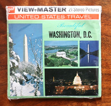 VIEW-MASTER BEAUTIFUL WASHINGTON DC GAF A800 3 REEL SET SEALED 