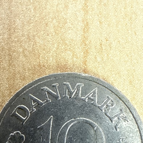 Moneta danese 10 Øre 1963 Re Federico IX ramo di quercia da collezione - Foto 5 di 6
