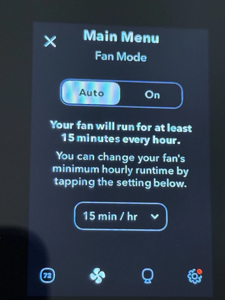 1-(used) ECOBEE  WiFi Thermostat - Image 3 of 4