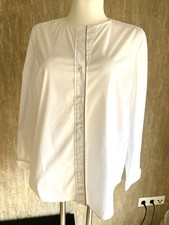 Brunello Cucinelli Bluse Weiß Gr. XL Neu Ohne Etikett Top Zustand