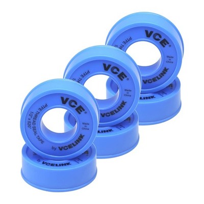 VCELINK 6x PTFE Dichtband PTFE Band Gewinde Dichtungsband Teflonband 12mm 13m