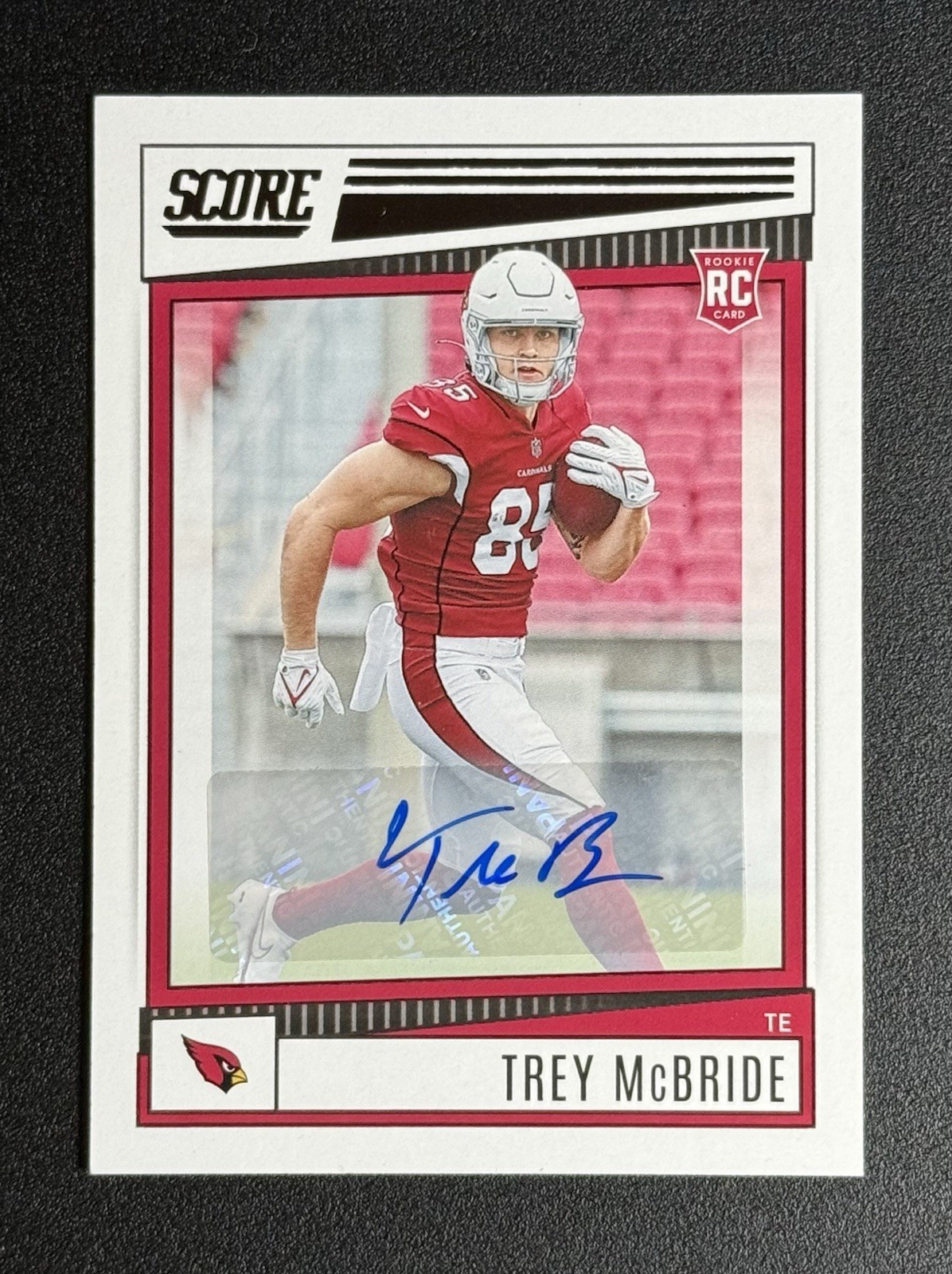 Trey McBride Panini Score #369 Autograph