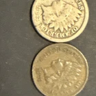 Indian Head Small Cent 1862 & 1876 Philadelphia Circulated Lot of 2 Coins