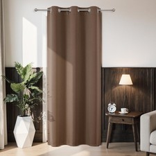 Blackout Door Curtain for Doorway Privacy 78 Inches Long, Grommet Closet Curt...