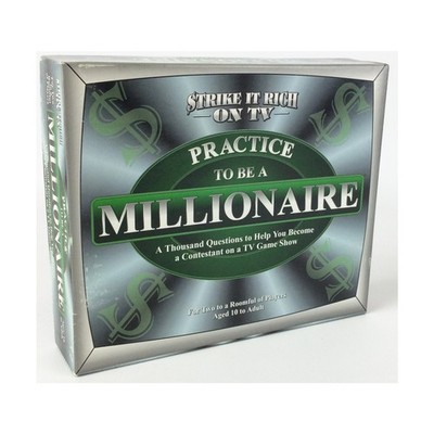 TDC Boardgame Practice to be a Millionaire Box VG/EX