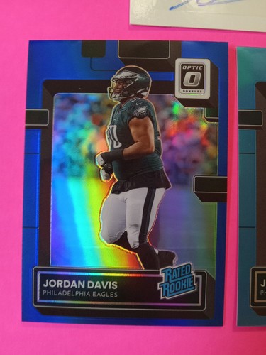 Jordan Davis 2022 Contenders Rookie Ticket Auto + Rated Rookie Refractors /179,/299 - Bild 4 von 8