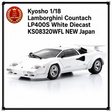 Kyosho 1/18 Lamborghini Countach LP400S White Diecast KS08320WFL NEW Japan
