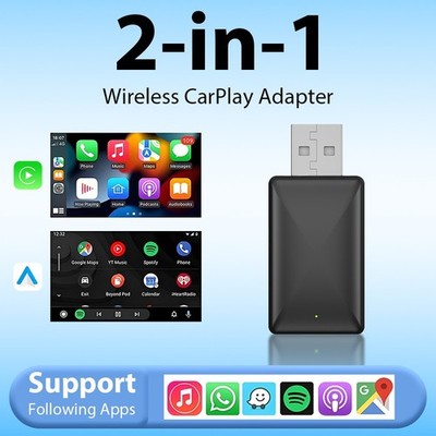 TrolinkTek Wireless CarPlay Adapter Plug&Play Fast Stable Connection for iPhone