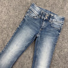 H&M Girls Bootcut Leg Jeans Blue Wash Low Wai...