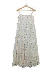 H&M Abito estivo Donna Abito Taglia IT 42 bianco-blu stile casual