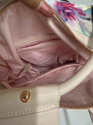 TED BAKER LONDON SCHWARZ Blumenmuster REISETASCHE HANDGEPÄCK 