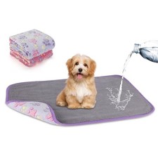 Waterproof Dog Blankets, 2 Pack Washable Dog 23" 16" Purple pink 2pack 