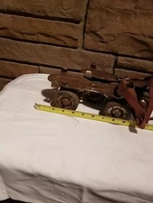 Vintage 1950's 1960's Rollfast Delux Leather Straps OLD Roller Skates USA