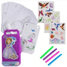 PRINCESS SOFIA THE FIRST birthday party STICKER ACTIVITY BOX markers 