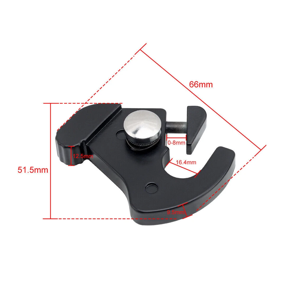 Kit de bloqueo de respaldo de liberación rápida portaequipajes Sissy Bar para Harley Davidson HD Foto 3 de 4