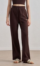 olo Women's Sweatpants Thick Wide Leg Straight Pants