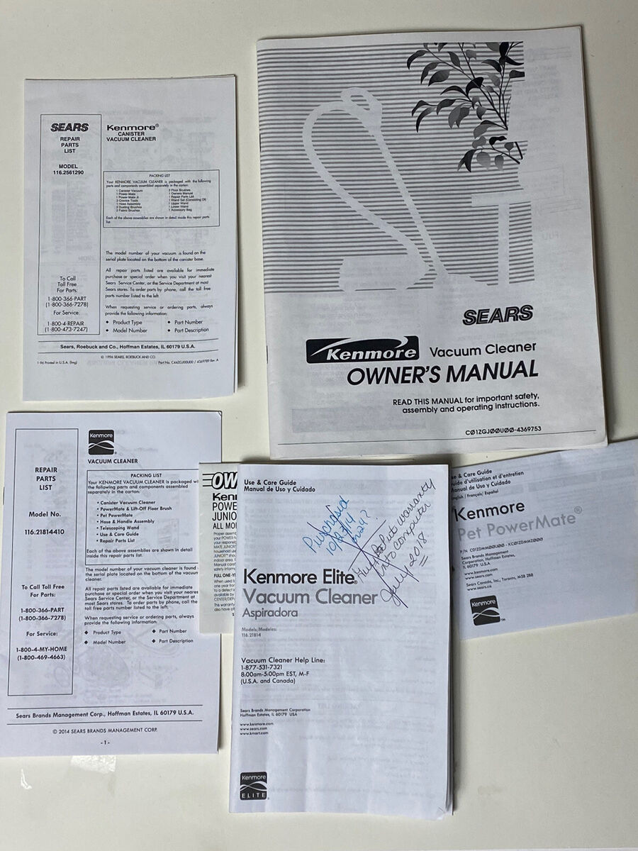 Kenmore Vacuum Cleaner Repair Manual: Step-by-Step Guide