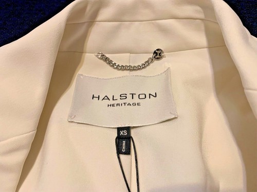HALSTON Heritage Women's Designer 2022 Fashion White Cream Suit, XS - 第 3/11 張圖片