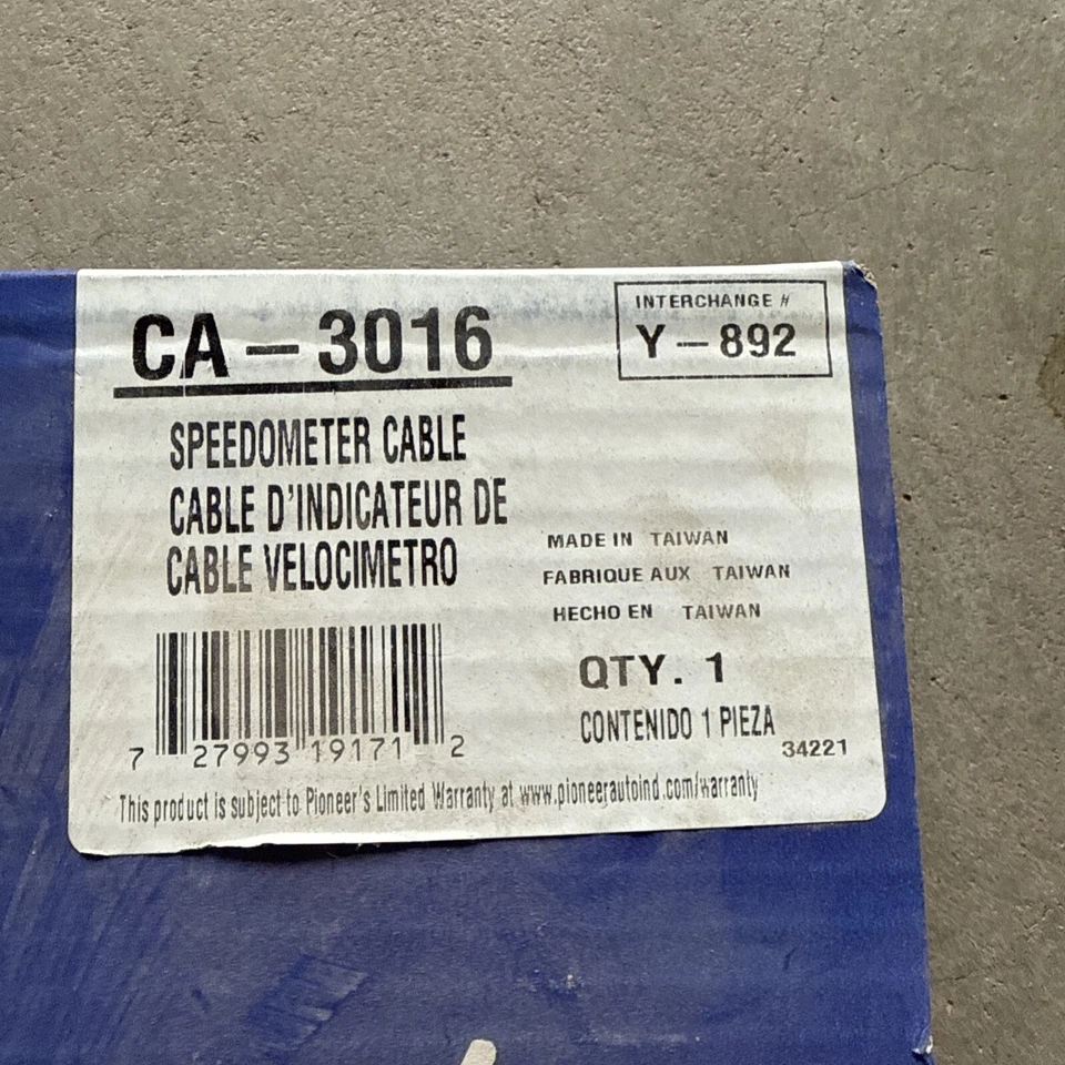 Speedometer Cable Pioneer CA-3106 fits 81-82 Isuzu Pickup - Image 2 of 3