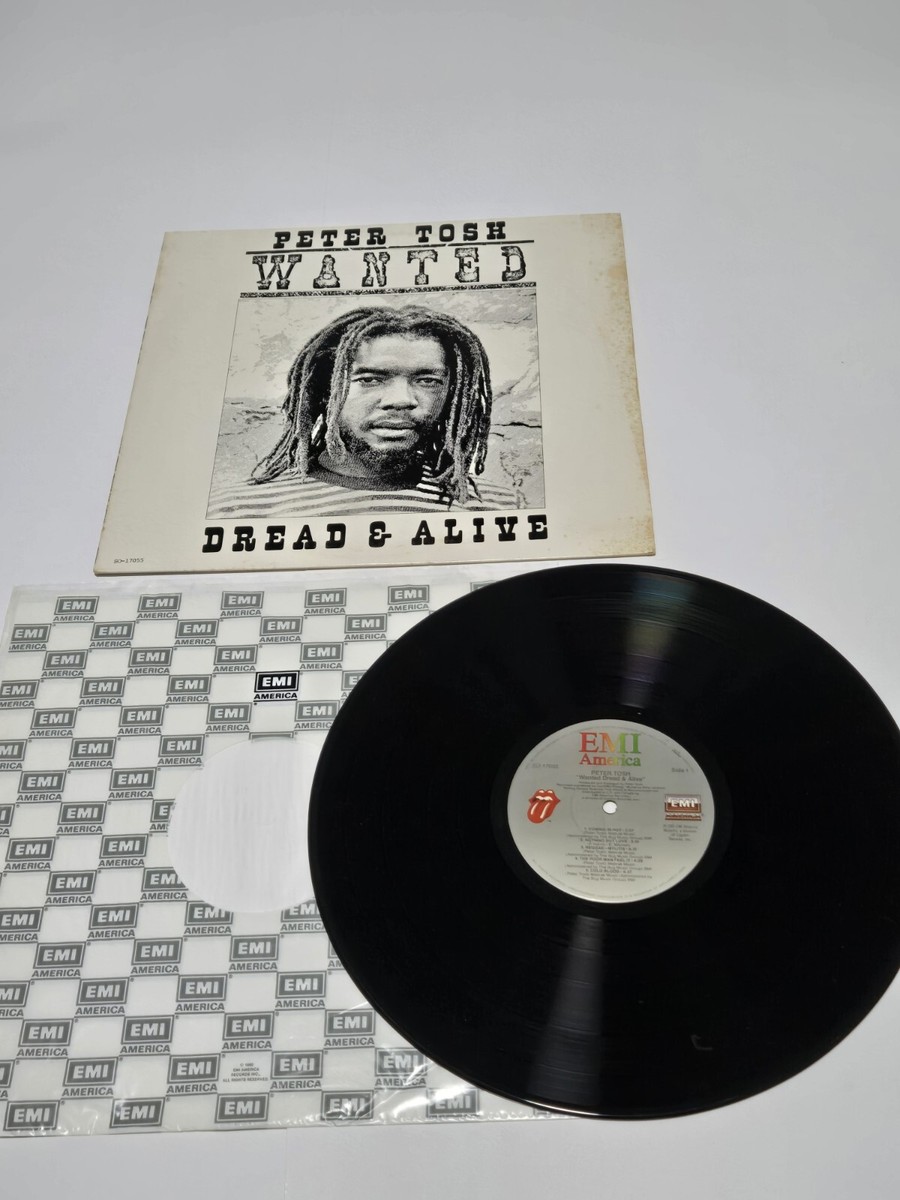 PETER TOSH - WANTED DREAD & ALIVE, 1981 Vinyl 1st EMI