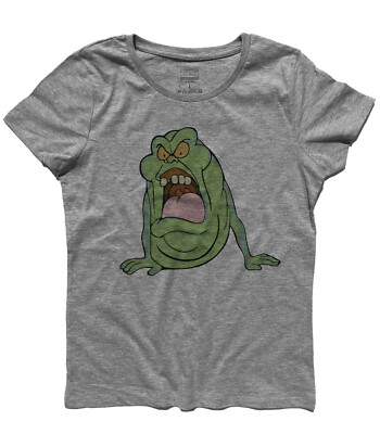 Damen T-Shirt Slimer Geist Real Ghost Ghostbusters Geister