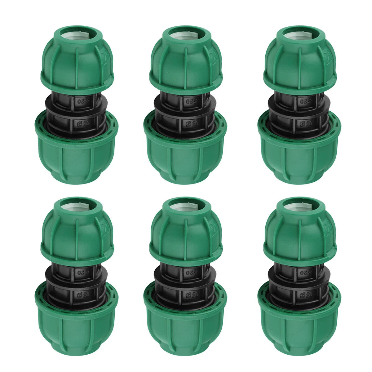 AstarFavor Raccordo per Tubo in Ottone, 6 Pezzi Raccordo Rapido per Tubo da Giardino Accessori per Tubo da Giardino Raccordi per Tubi per Irrigazione Lavaggio Auto