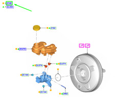 Maître-cylindre de frein Ford RANGER