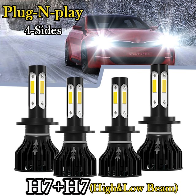 For Kia Sorento 20152019 6000K LED Headlight High Low Beam Light Bulb