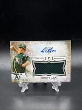 2015 Topps Triple Threads Sonny Gray Gold Autograph Jersey Relic #’D 23/25 AUTO