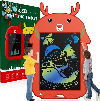 Kids Toys, LCD Writing Tablet for Kids, 8.8'' Toddler Drawing Doodle Board, (Red)