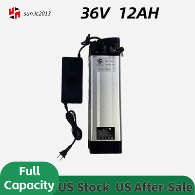 36V 12Ah EBIKE Power Batteries Pack Lithium Li-ion BMS Electric Bicycle Vehicle
