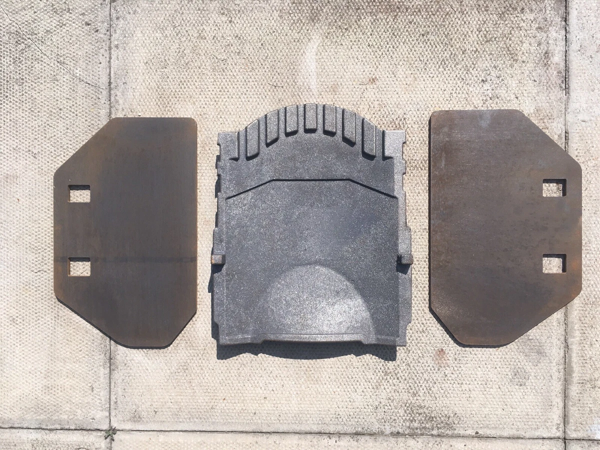 Jotul Jøtul 602 Replacement Set Of Sides u0026 Top Throat Baffle or Burn  Plates. | eBay