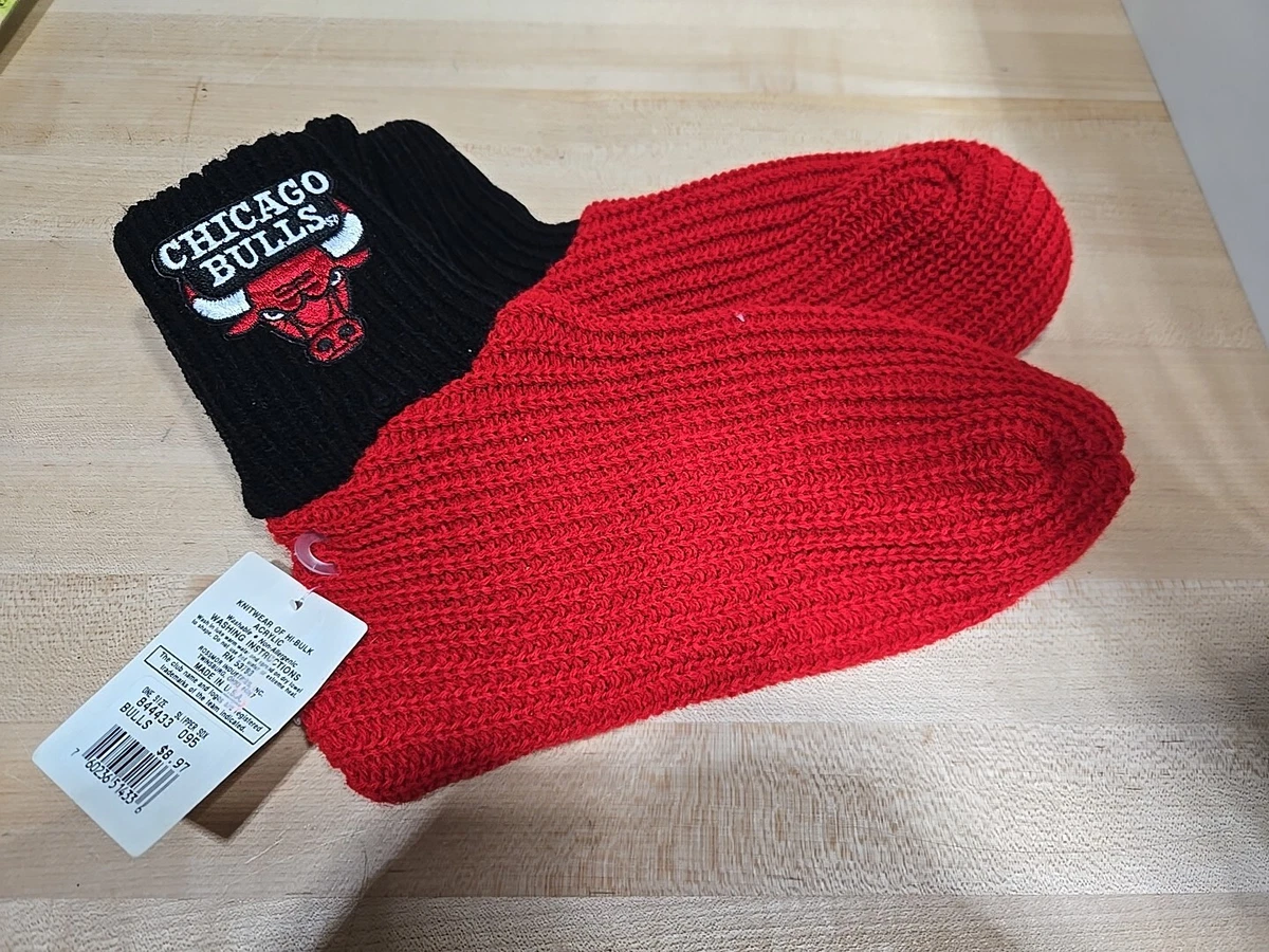 Custom men’s hair slippers, Chicago Bulls - Red and White Men Chicago Bulls Sports Fan Slippers for sale | eBay main image 2