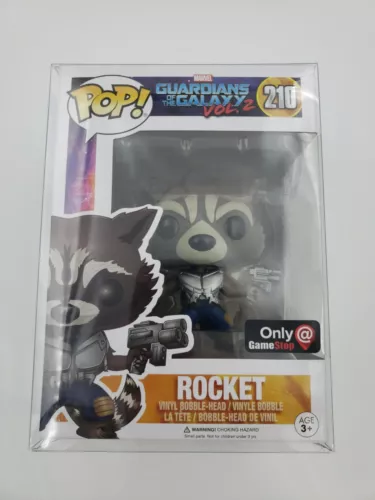 Funko Pop! Guardians of the Galaxy Vol. 2 #210 Rocket  Gamestop Exclusive 2017